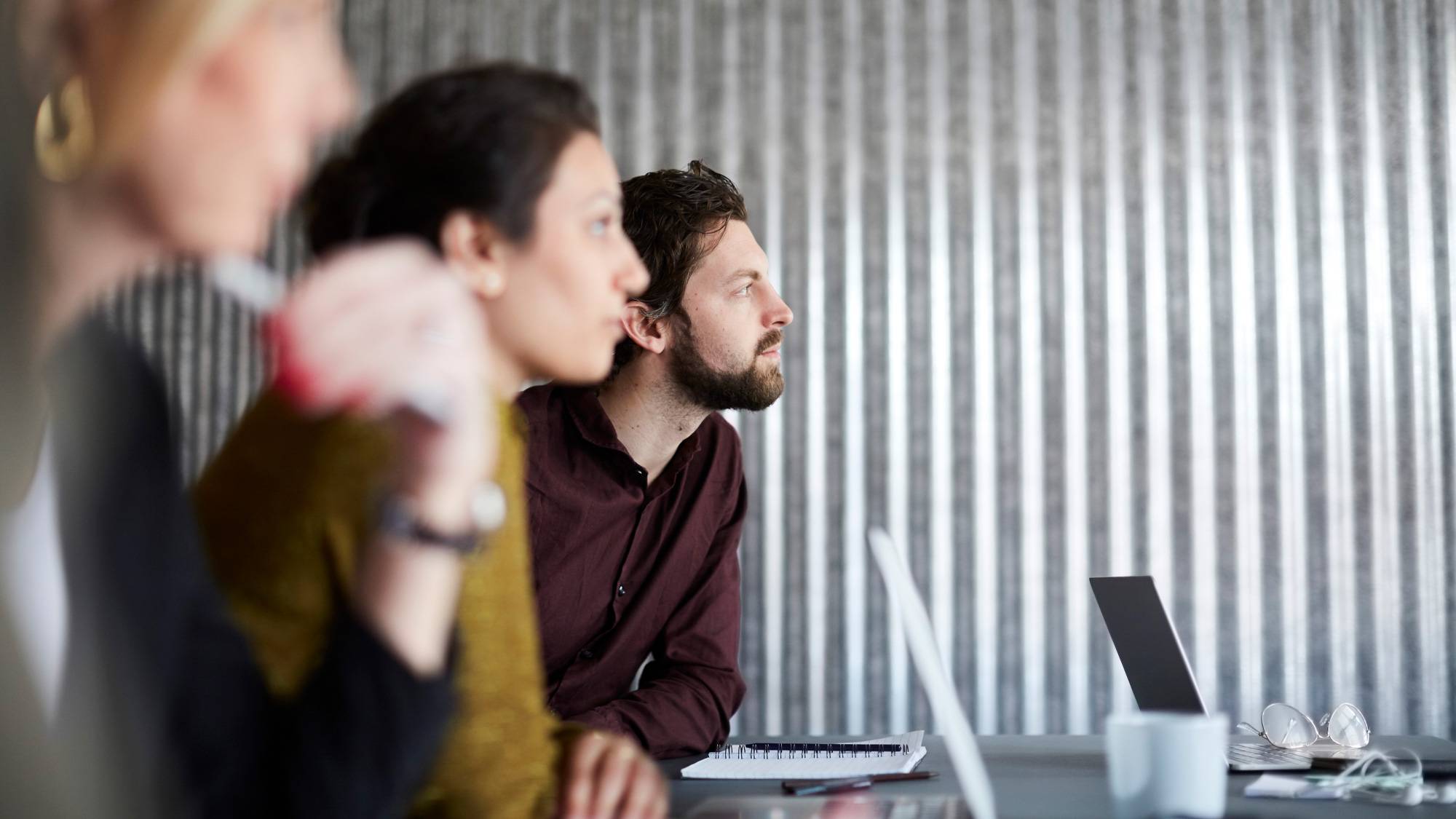 Group of people in boardroom