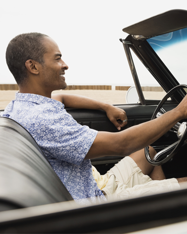 Riding in car CI White label