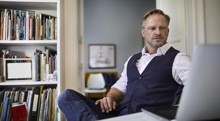 Person working on computer