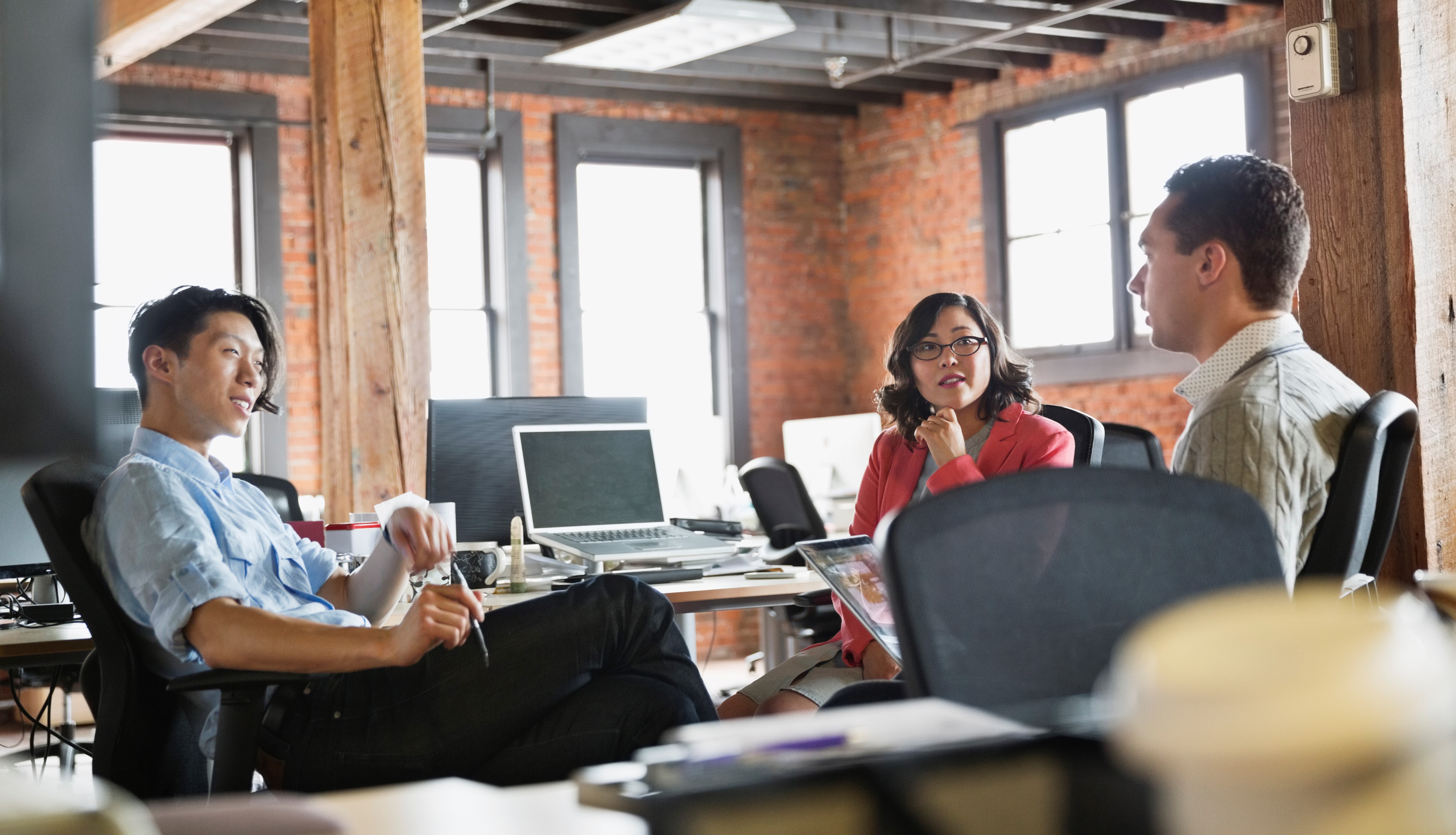 Group of people in boardroom