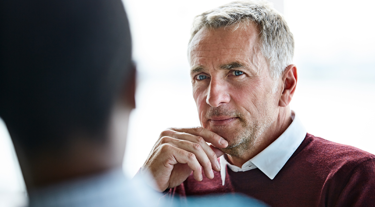 man thinking in redjpg